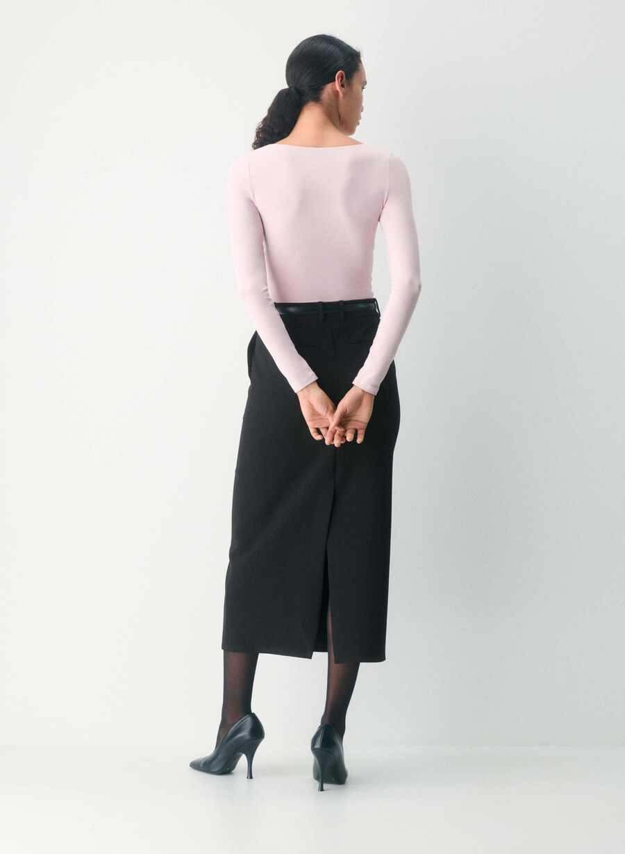 tricou cu mânecă lungă original contour cherish roz pĂdure