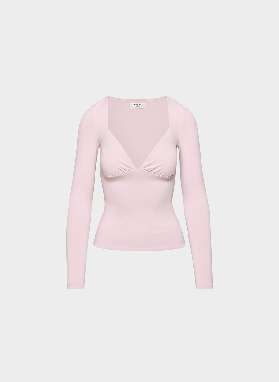 tricou cu mânecă lungă original contour cherish roz pĂdure