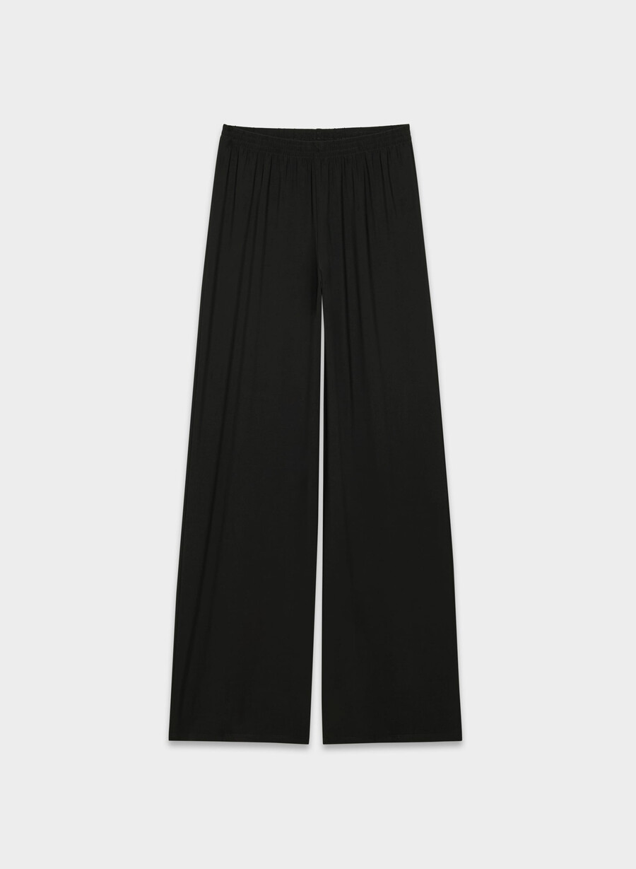 pantaloni liniari - smooth matter maro mocha rich