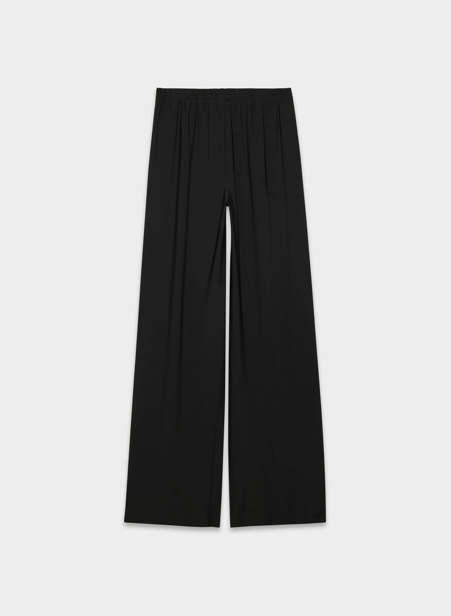 pantaloni liniari - smooth matter maro mocha rich