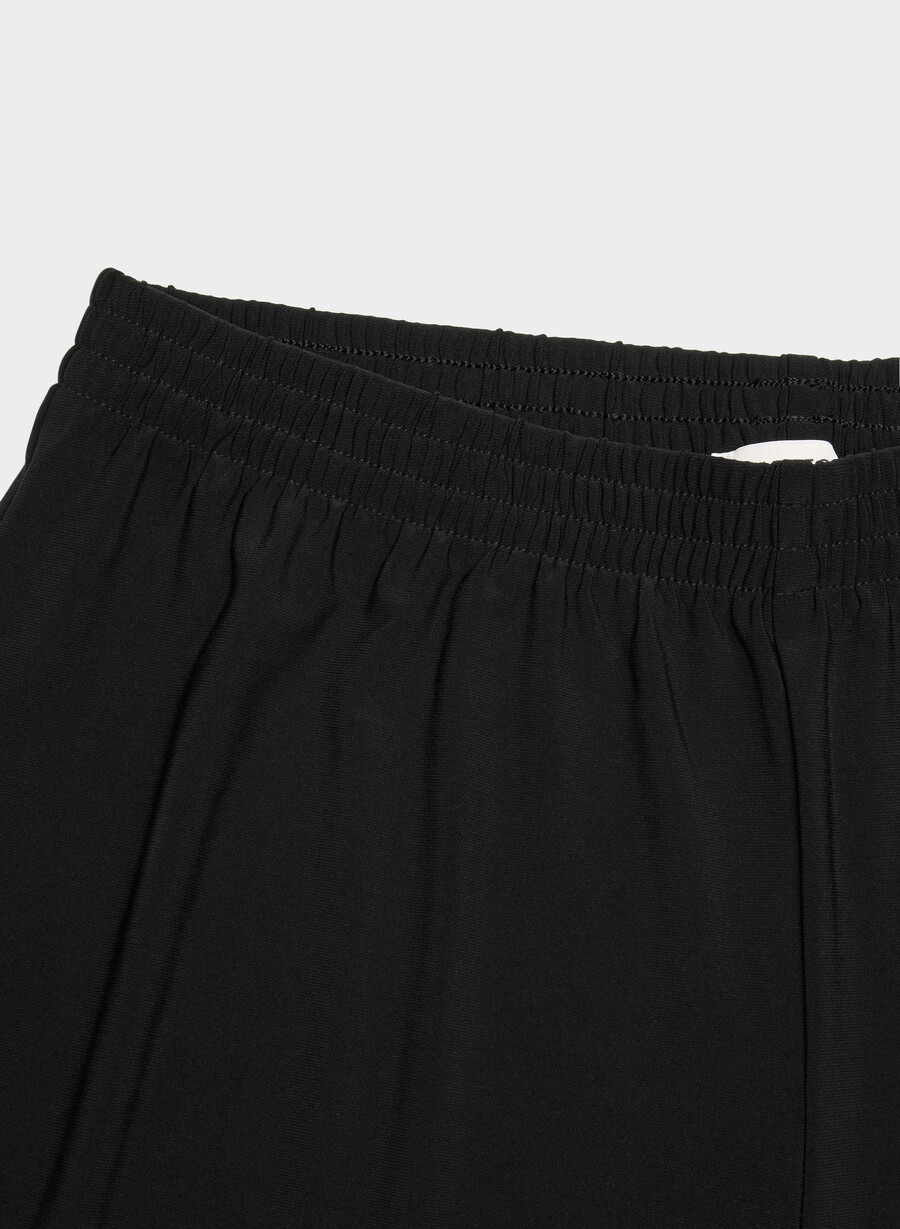 pantaloni liniari - smooth matter maro mocha rich