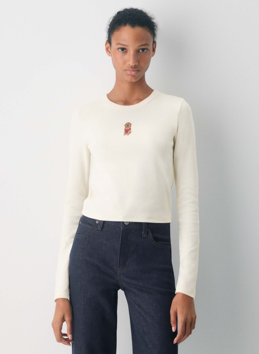 tricou cu mânecă lungă besthug little ribbed icon lt birch spr harley