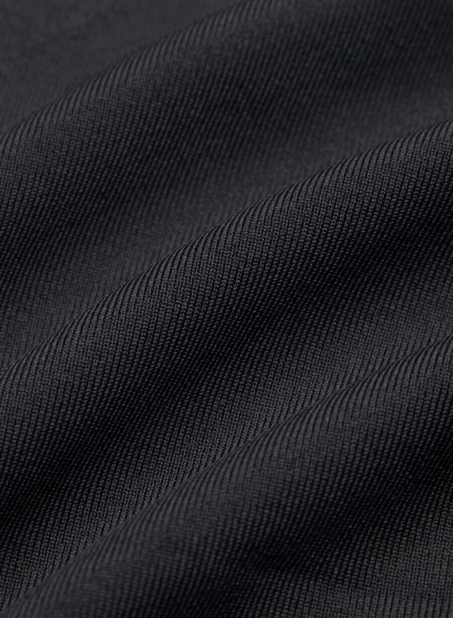 top tubular cu talie conturată originală negru