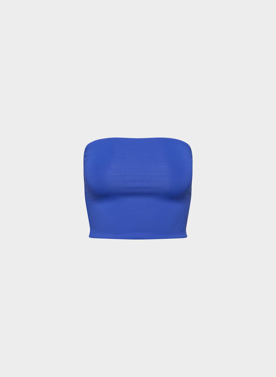 top tubular cu talie conturată originală ablaze blue