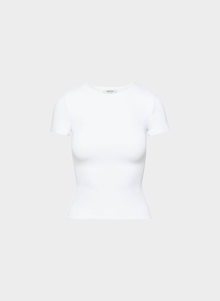 tricou original contour marvel crew alb brillant