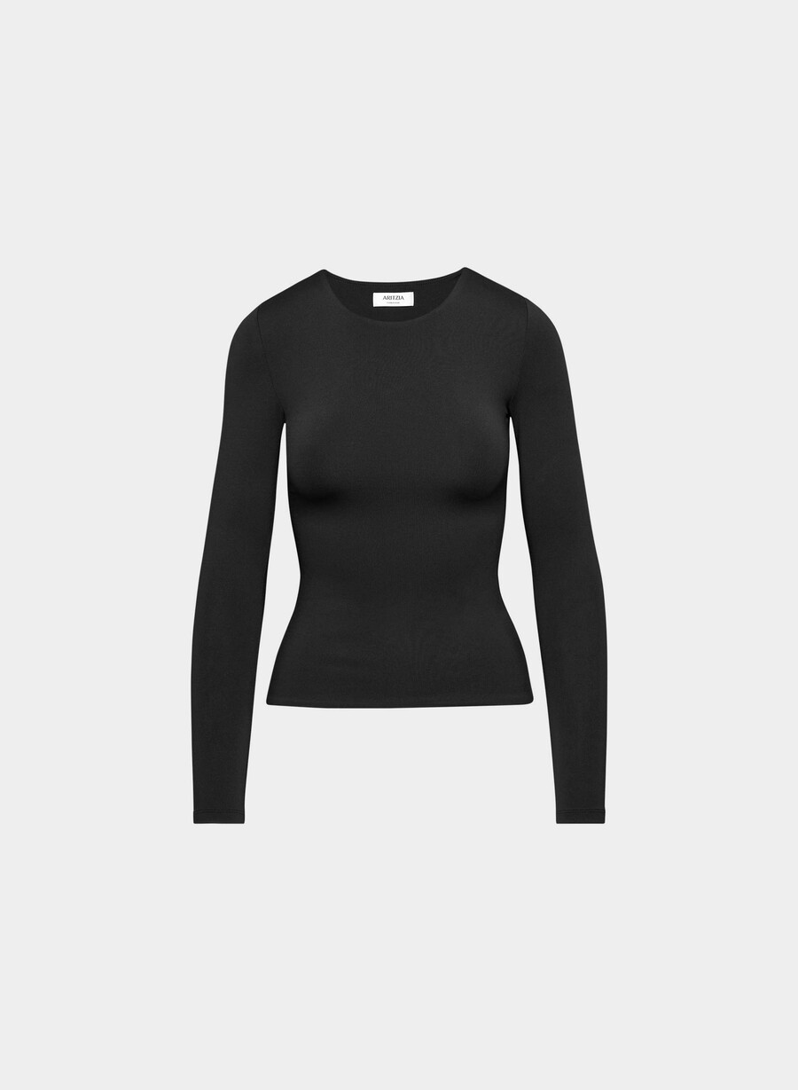 tricou cu mânecă lungă original contour splendid crew negru