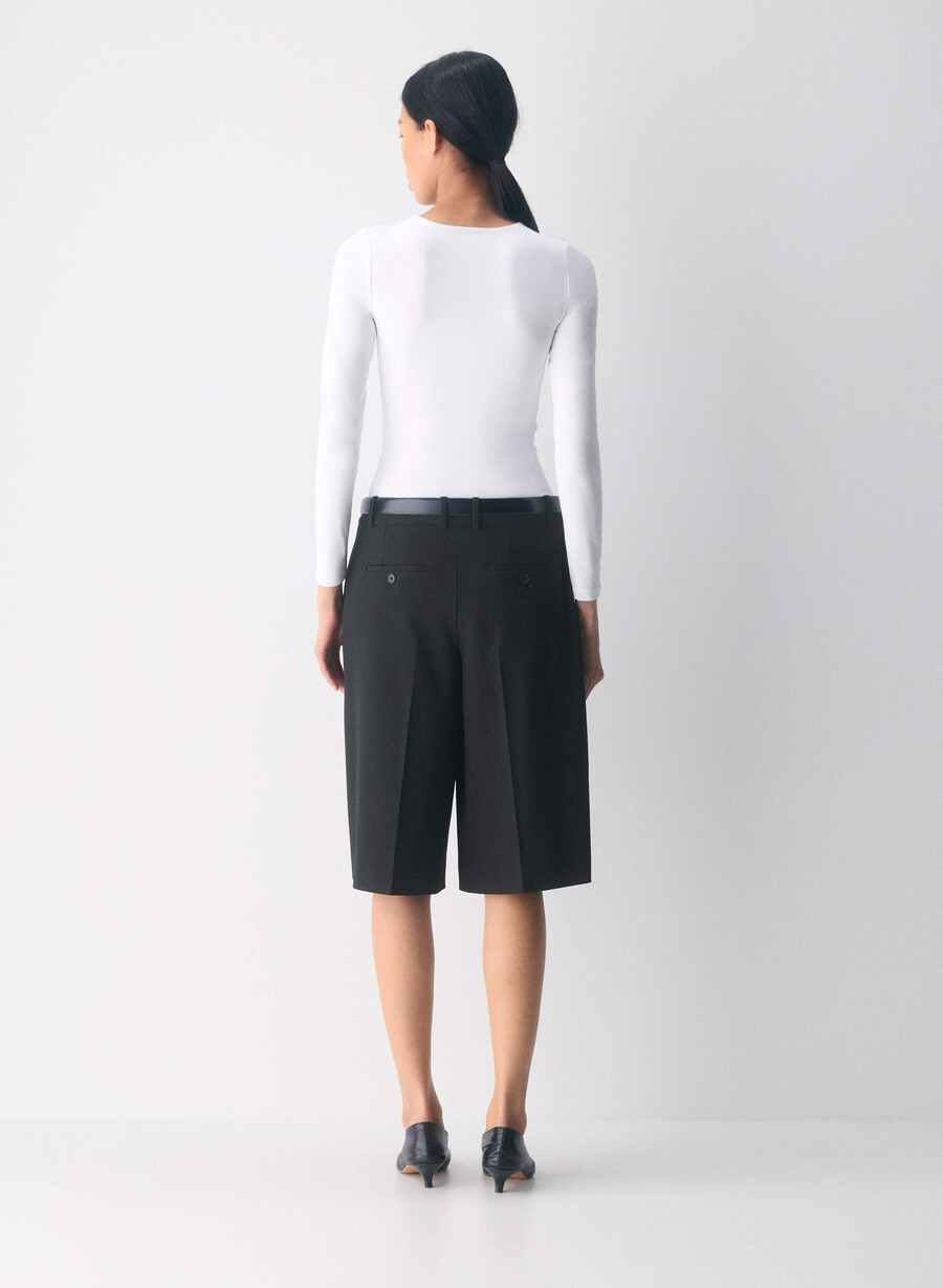 tricou cu mânecă lungă original contour splendid crew alb strĂlucitor