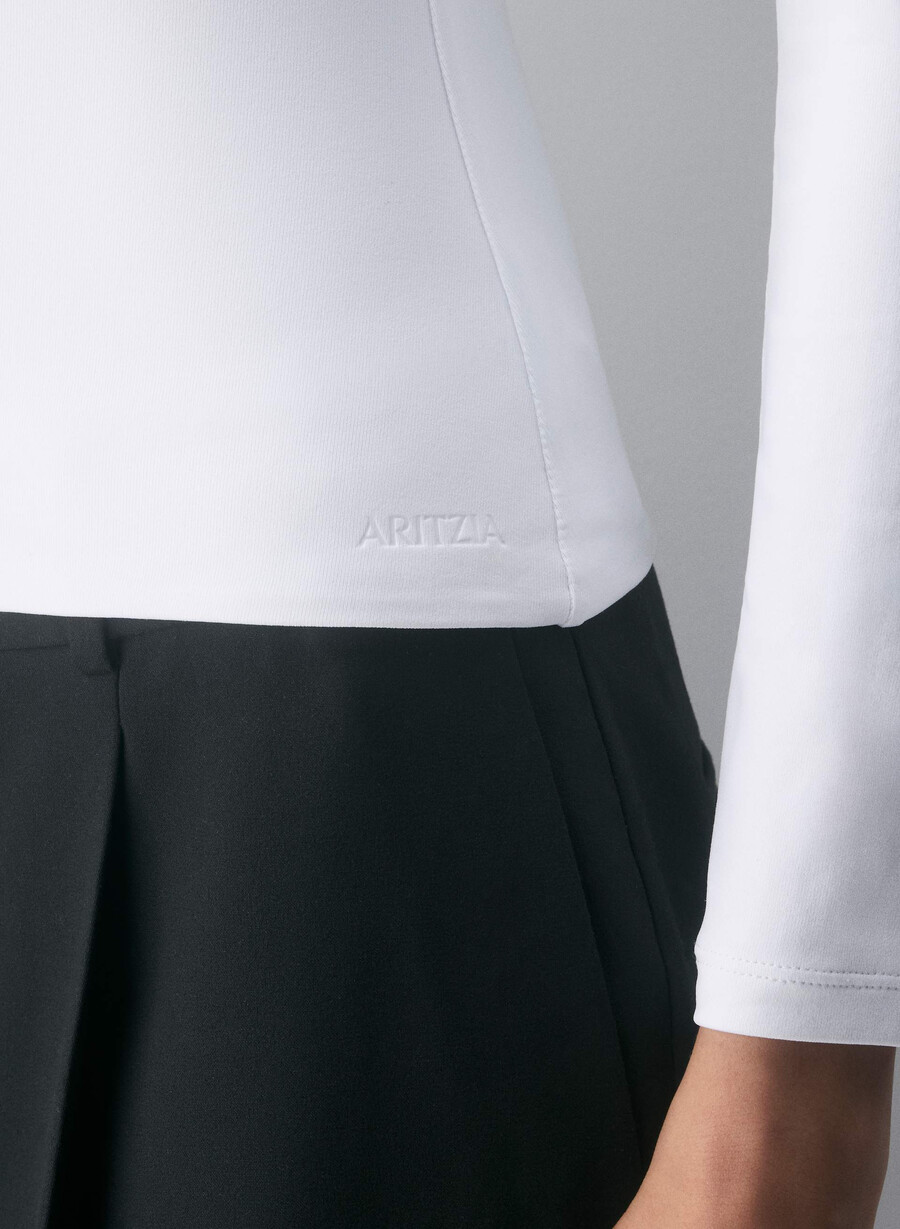 tricou cu mânecă lungă original contour splendid crew alb strĂlucitor