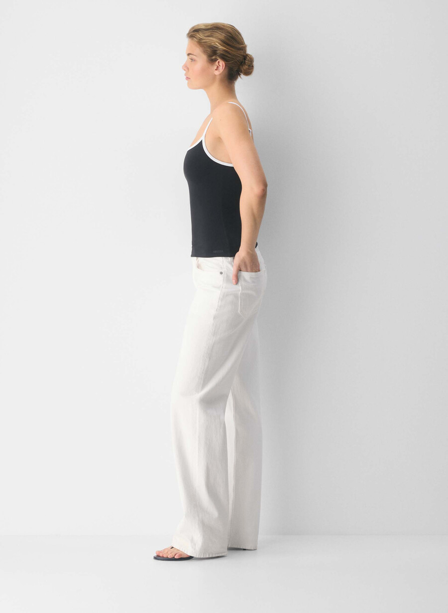 bluză original contour swoop negrualb