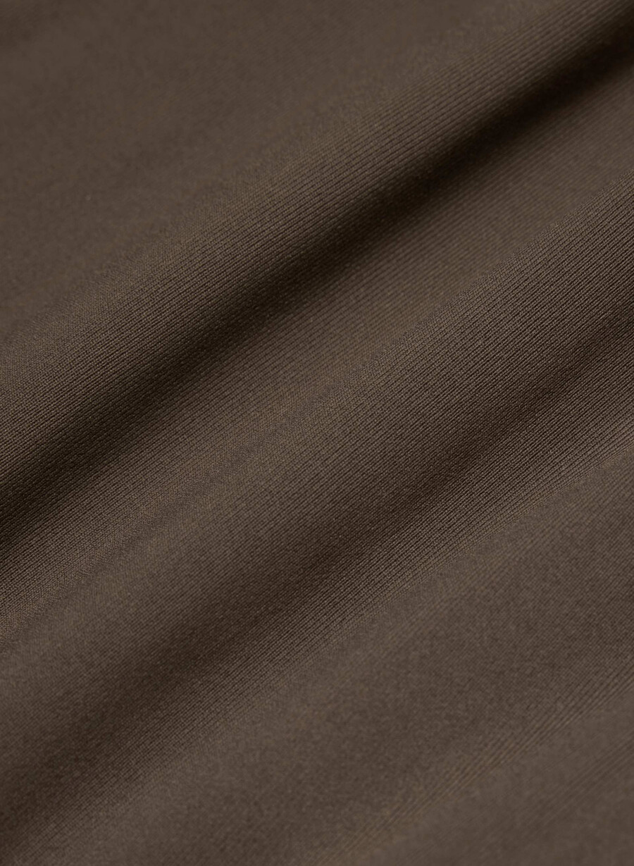 bluză original contour swoop cami culoarea rich mocha maroalb