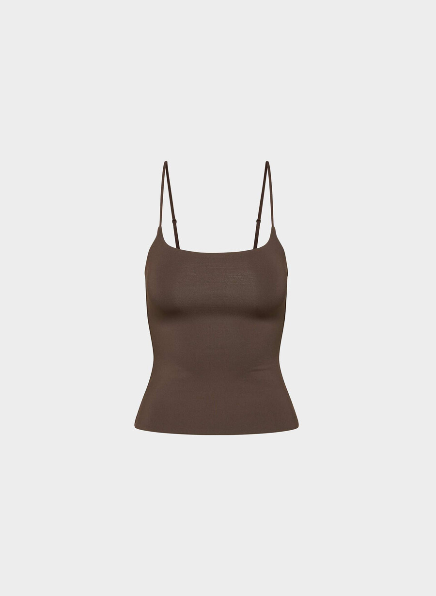 bluză de trening original contour presence maro intens cu imprimeu rich mocha