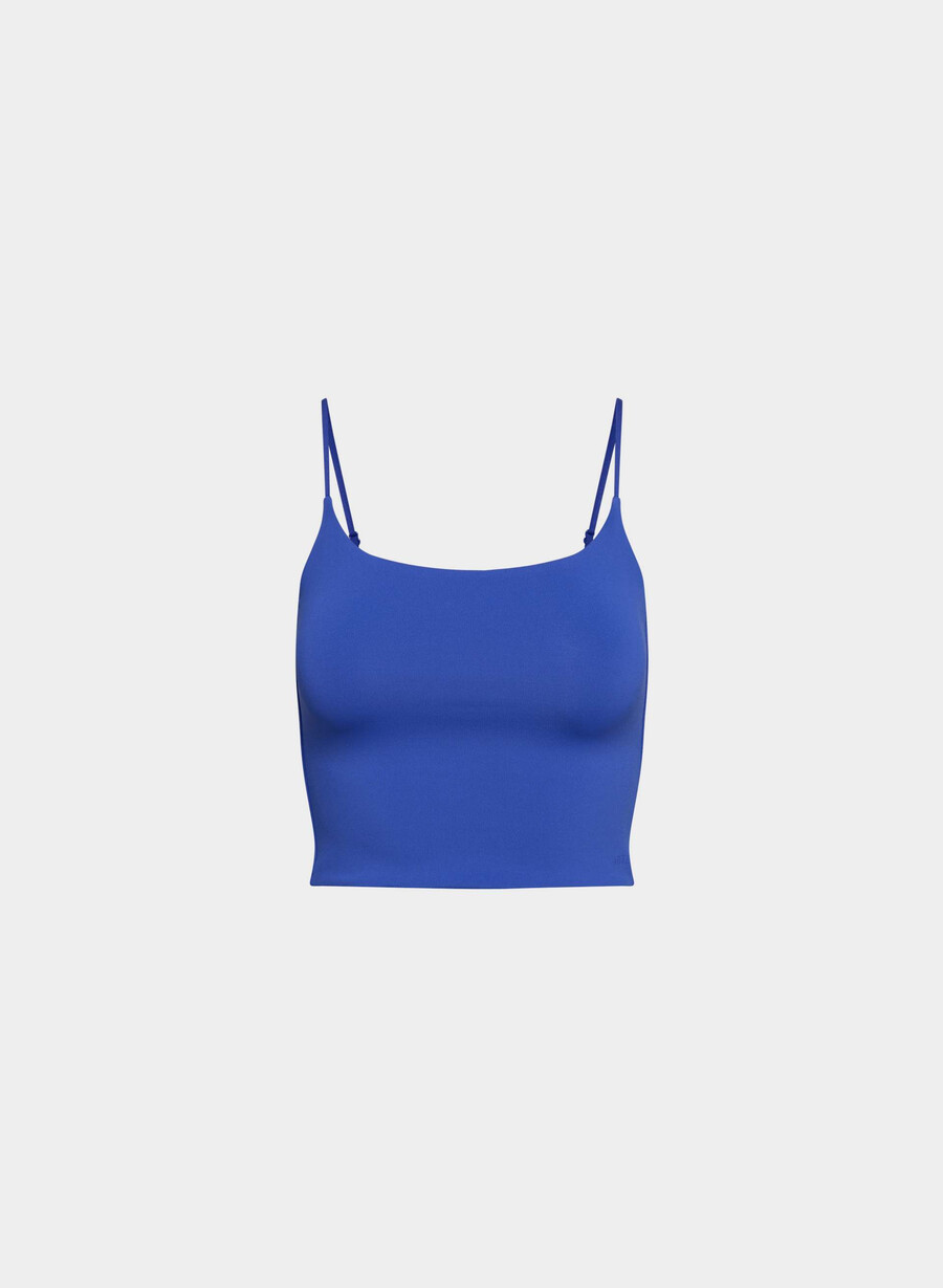 bluză tip maieu original contour presence albastru intens