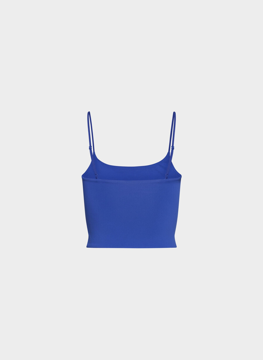 bluză tip maieu original contour presence albastru intens