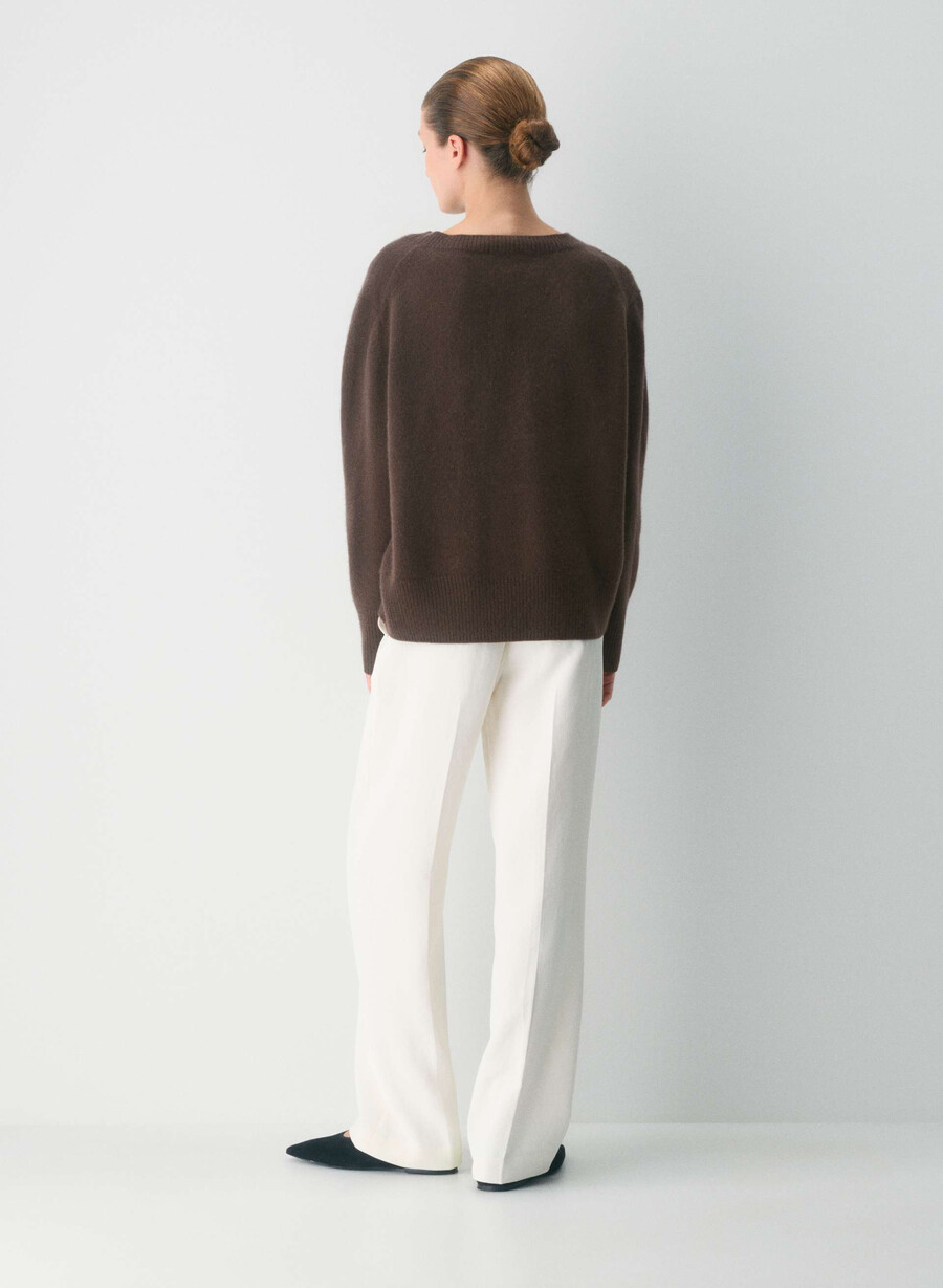 pantalonii limitless cu talie mică - crepette mesteacĂn deschis
