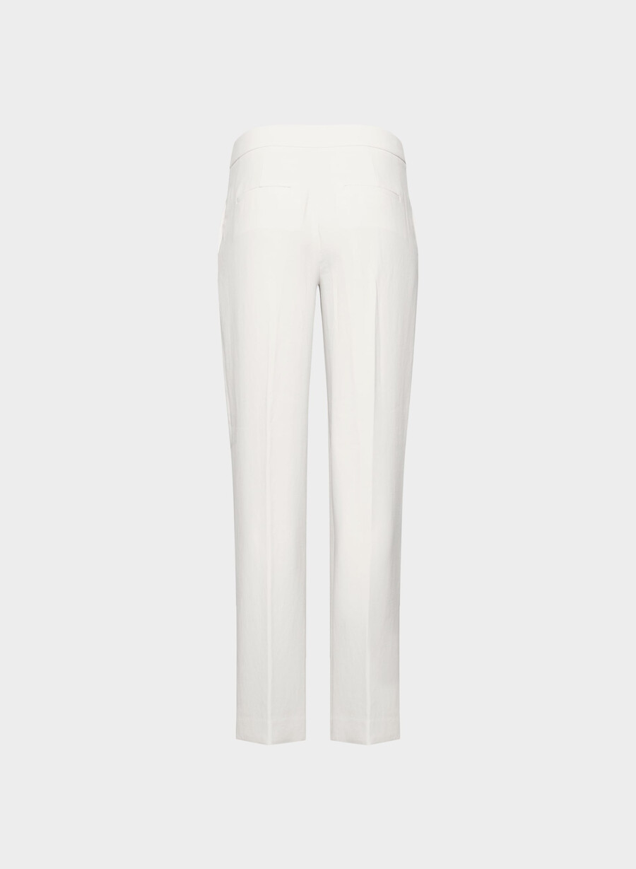 pantalonii limitless cu talie mică - crepette mesteacĂn deschis