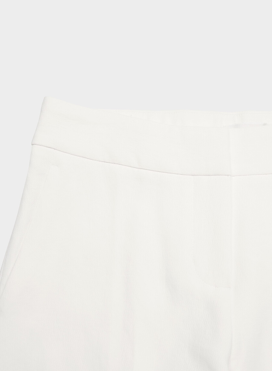 pantalonii limitless cu talie mică - crepette mesteacĂn deschis