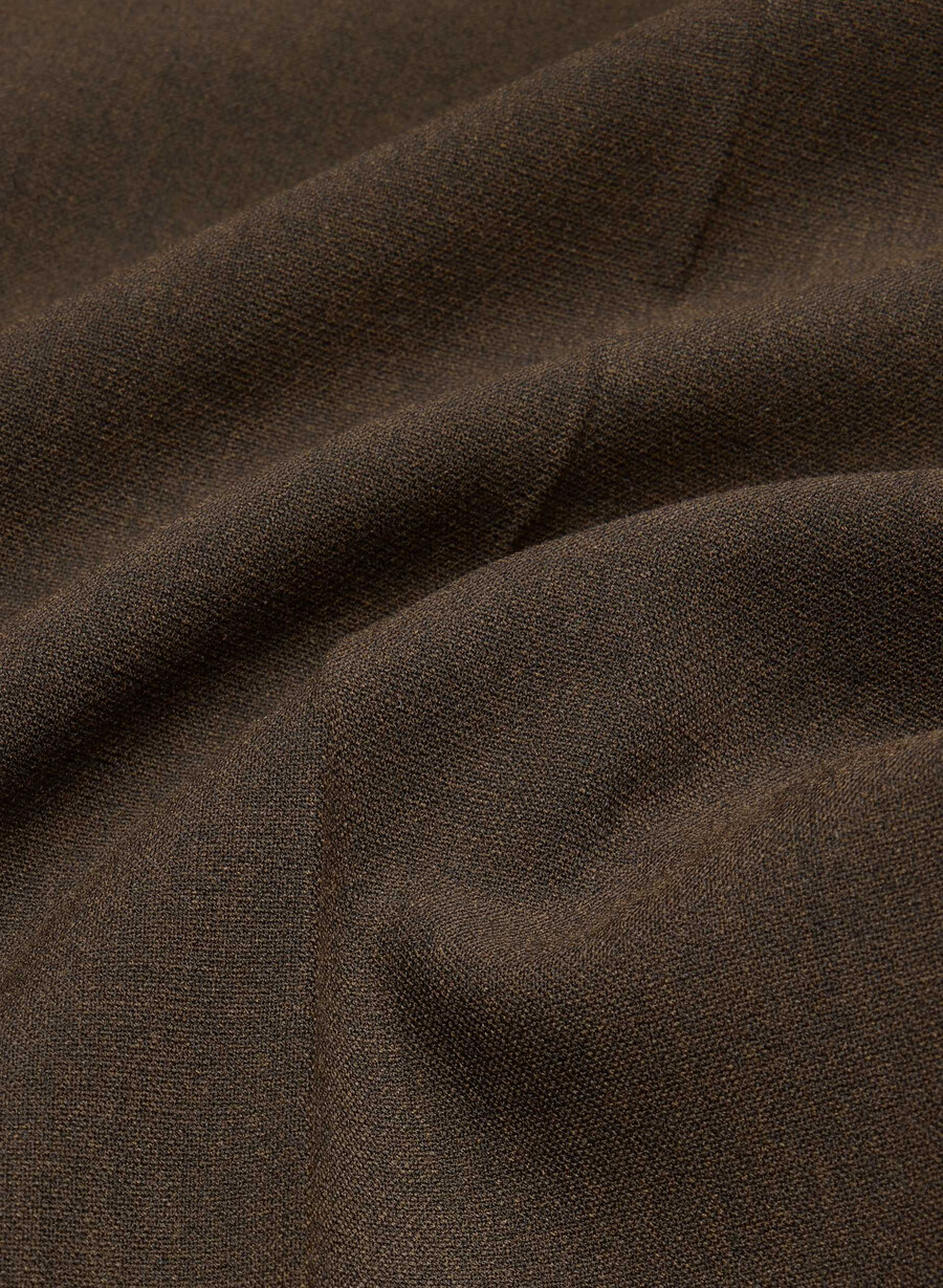 pantalonii effortless cu talie mică - ressential heather rich cocoa