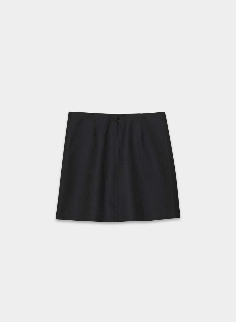 fustă mini clasică - refined black