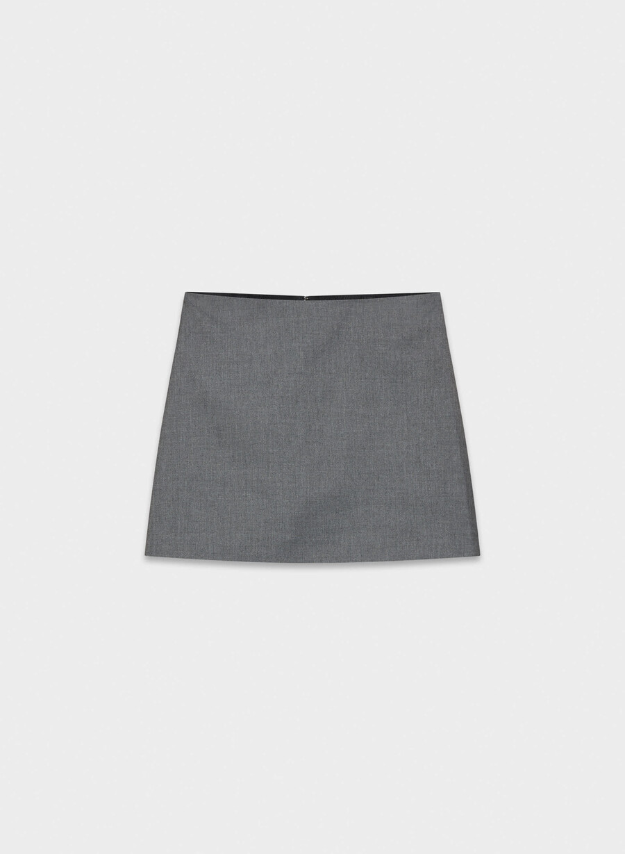 fustă mini clasică - refined heather charcoal
