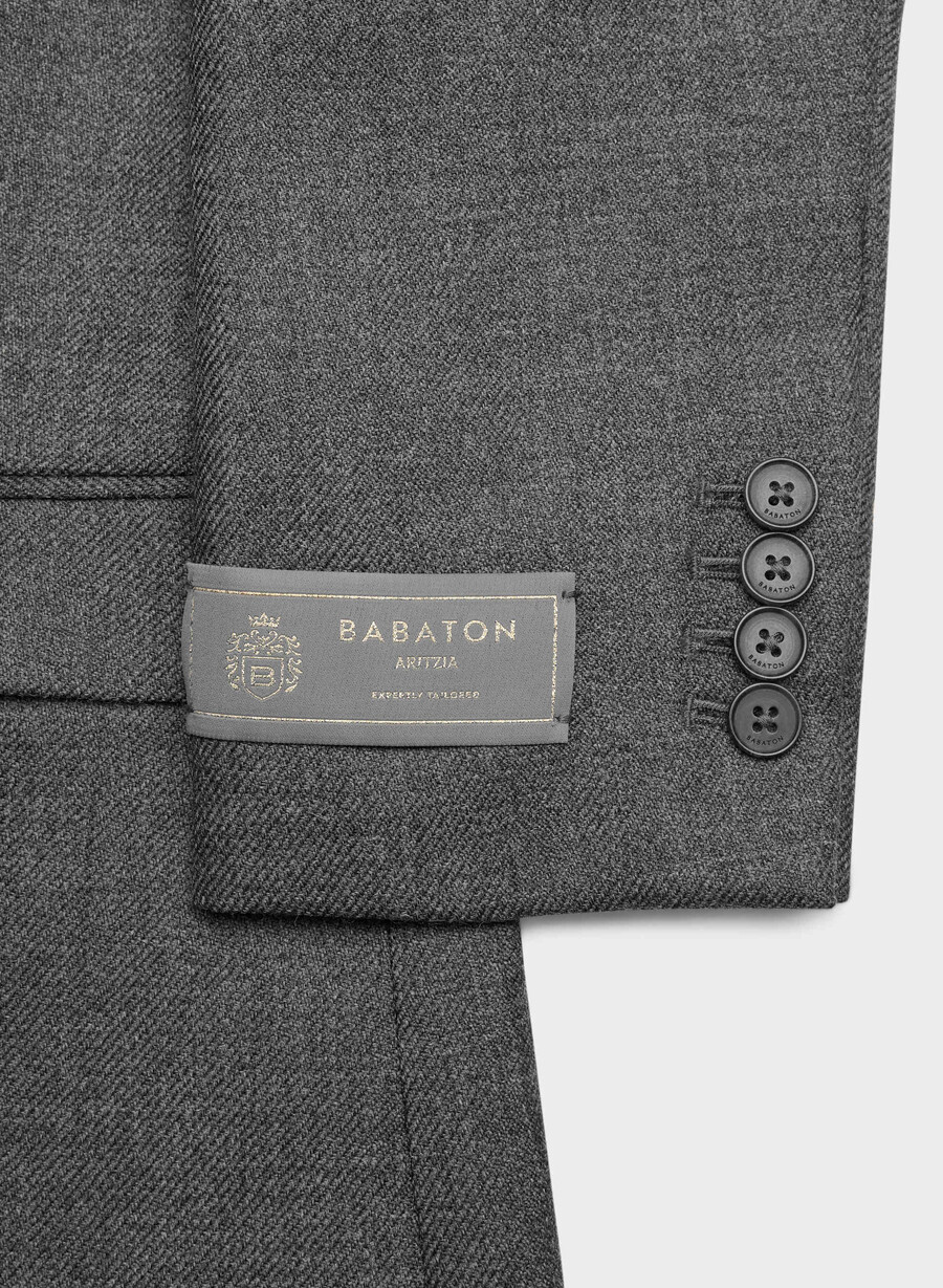 sacou pelham din lână heather charcoal