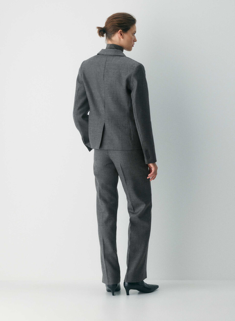 sacou pelham din lână heather charcoal