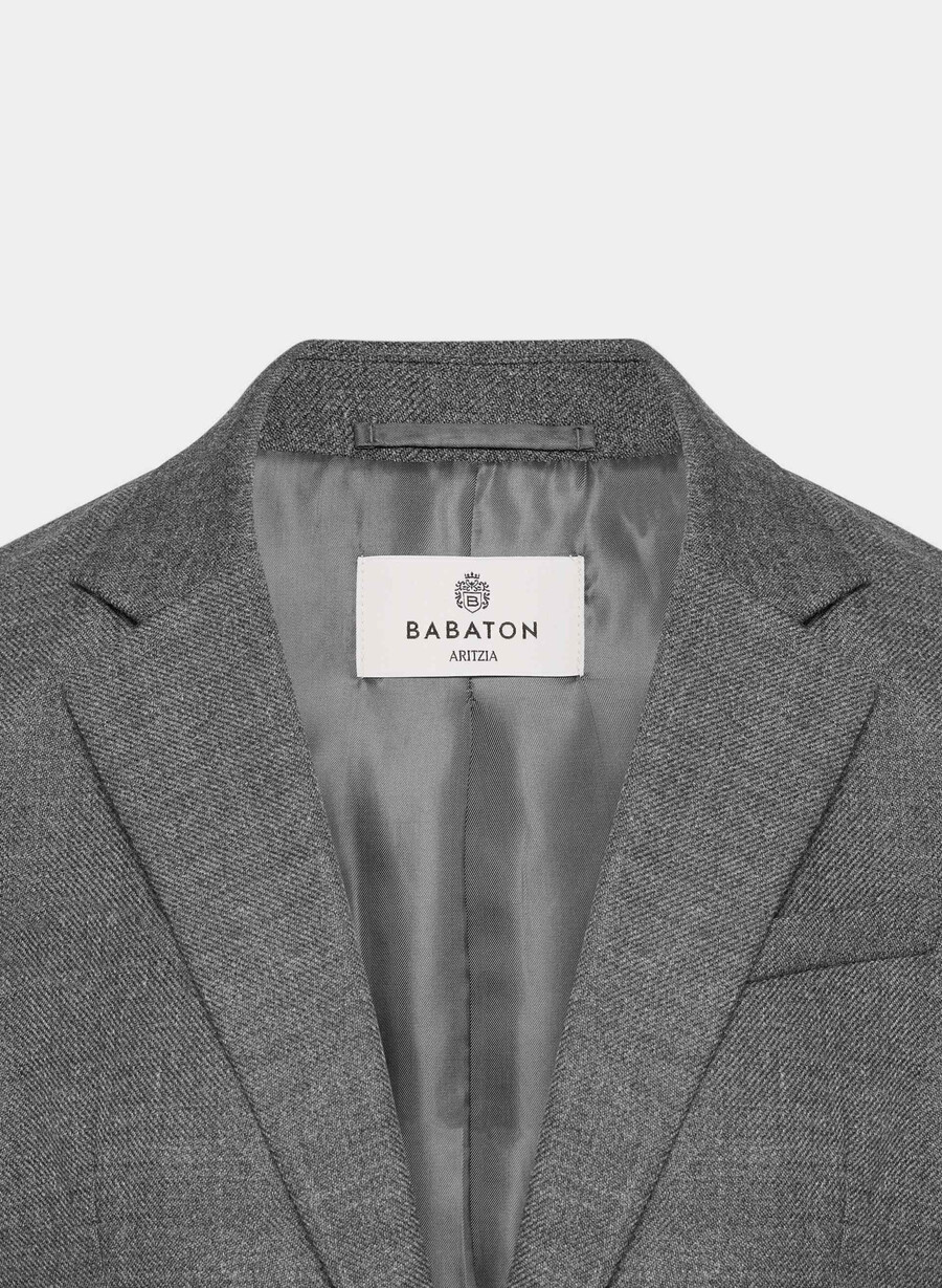 sacou pelham din lână heather charcoal