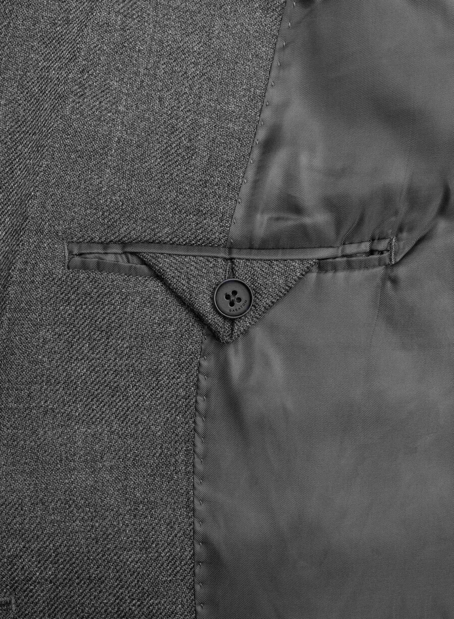 sacou bette din lână heather charcoal