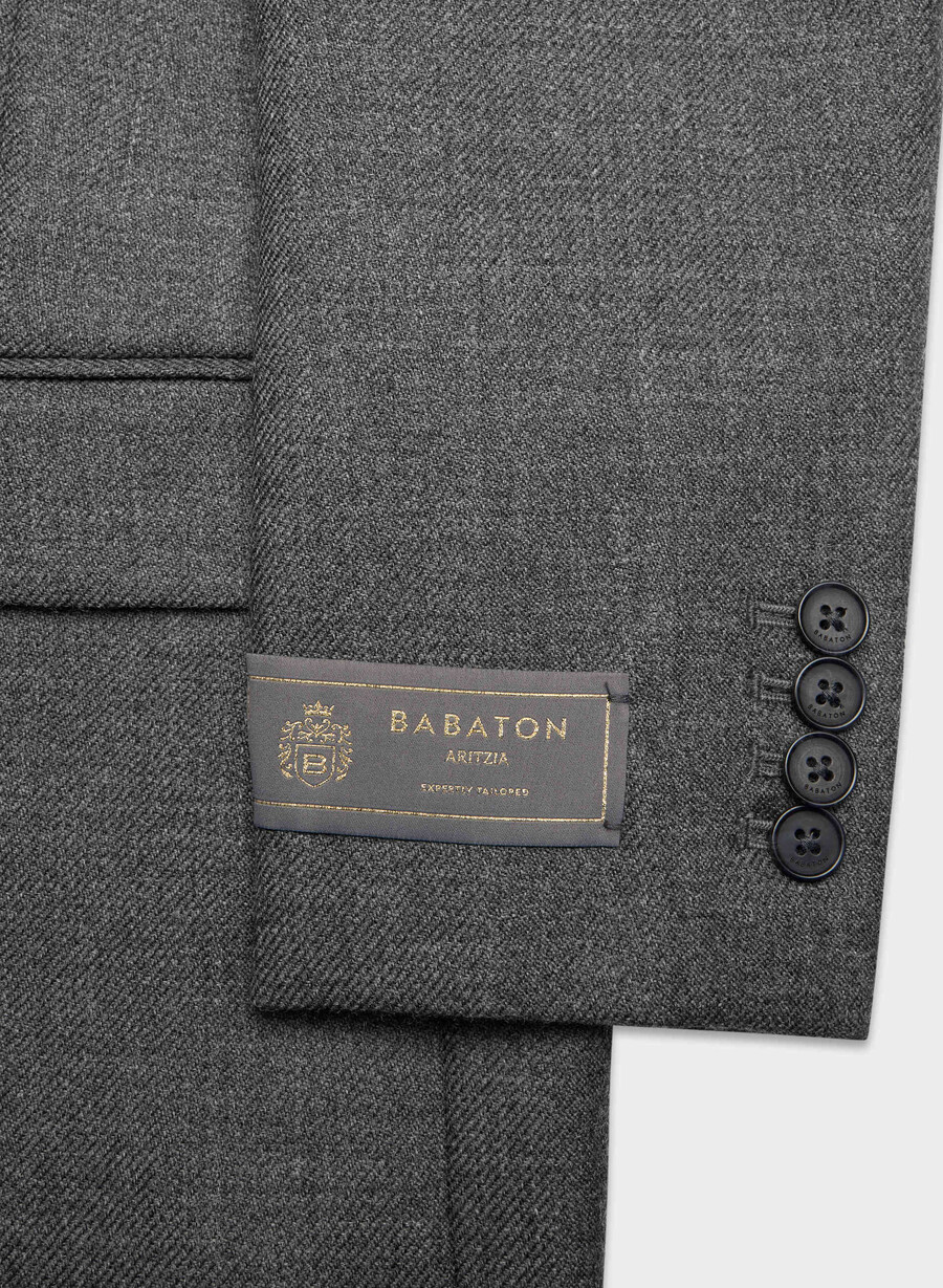 sacou bette din lână heather charcoal