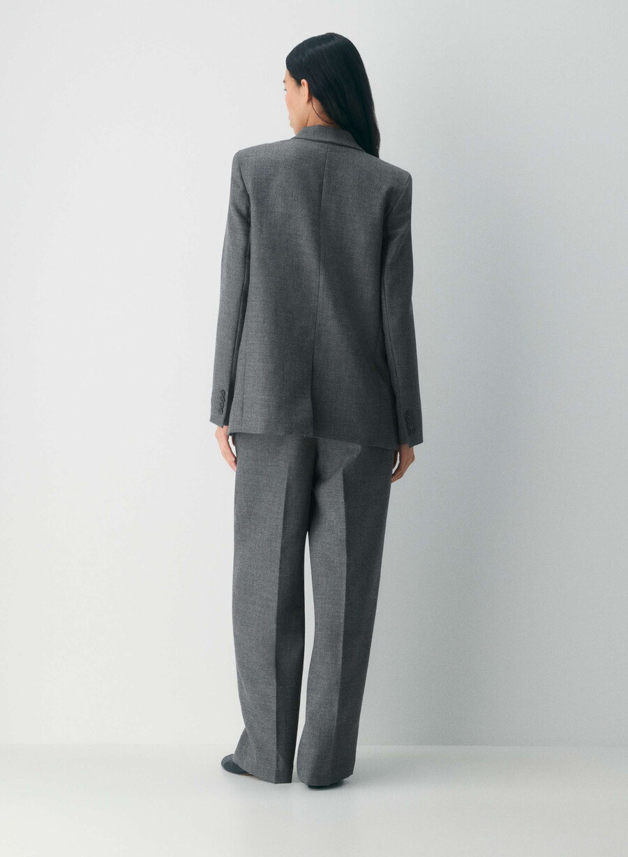 sacou bette din lână heather charcoal