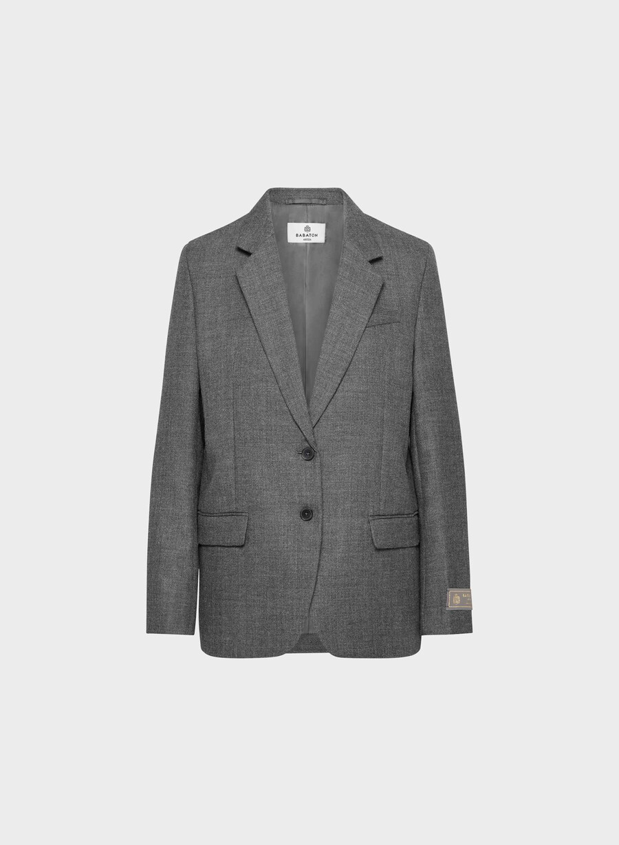 sacou bette din lână heather charcoal