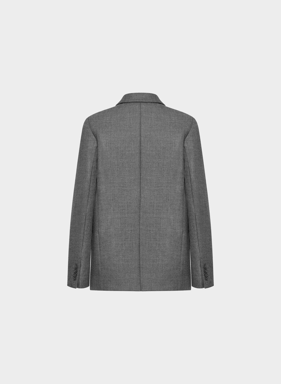sacou bette din lână heather charcoal