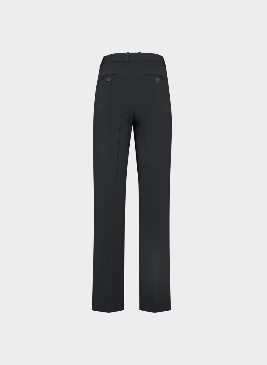 pantaloni new agency - sway crepe negri