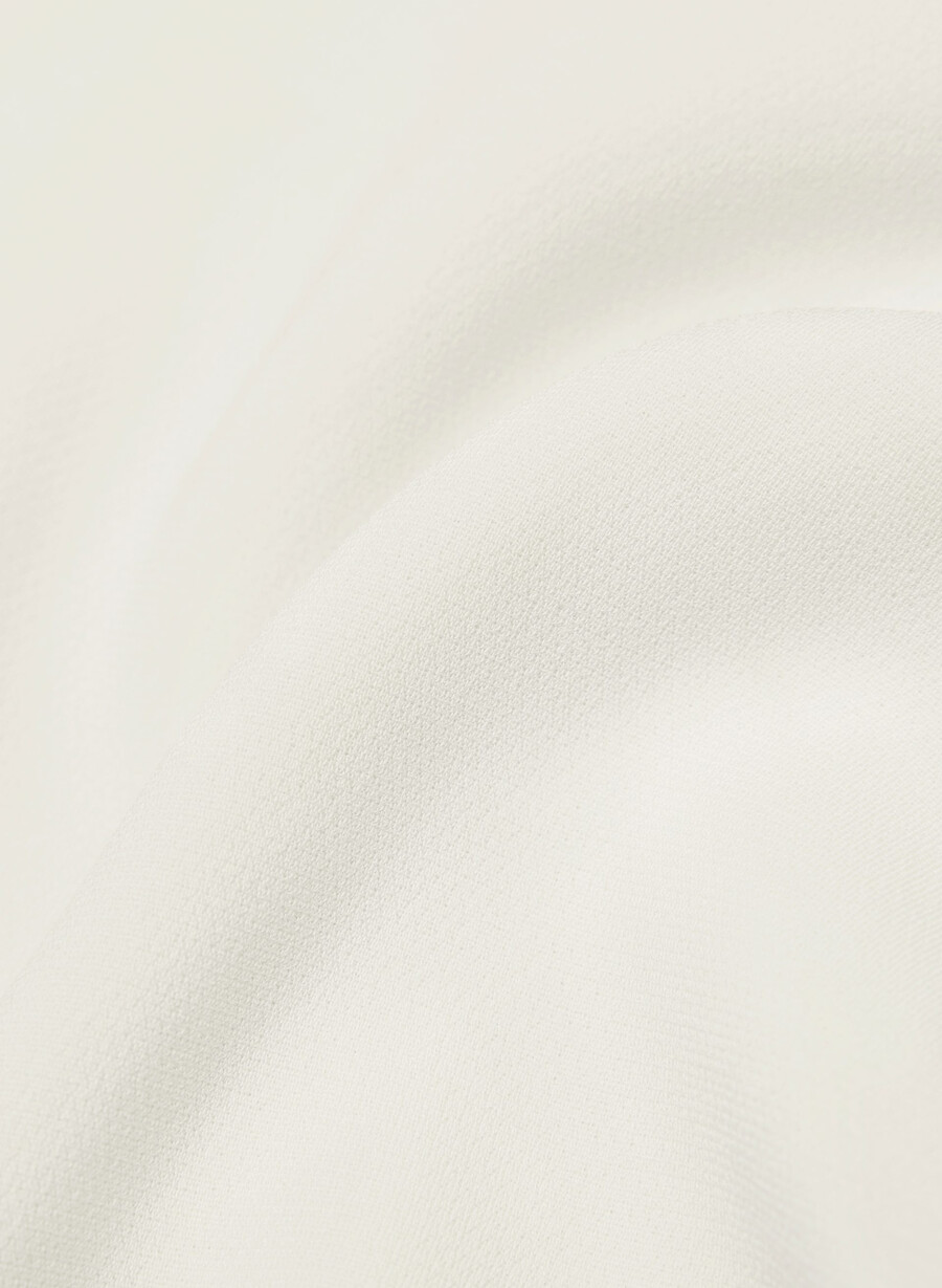pantaloni new agency - crepe sway vintage alb