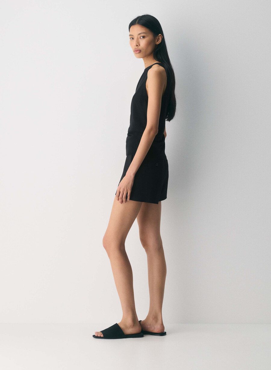pantaloni scurți mini new agency - resential black