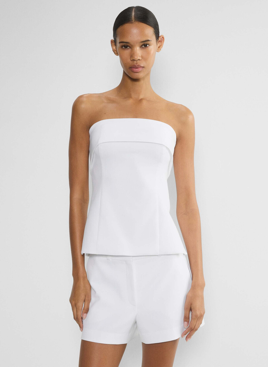 pantaloni scurți mini new agency - resential white