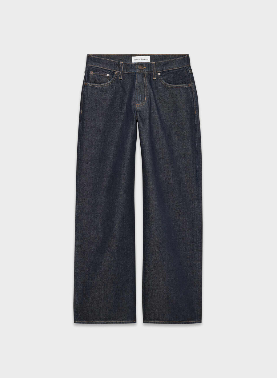 blugi largi denim forum christy relaxed super lo-ride no-stress albastru cernealĂ