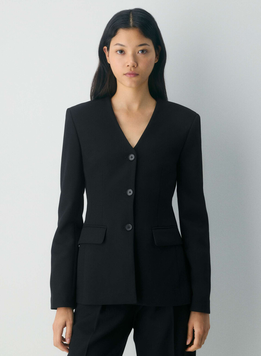 sacou sidecar negru