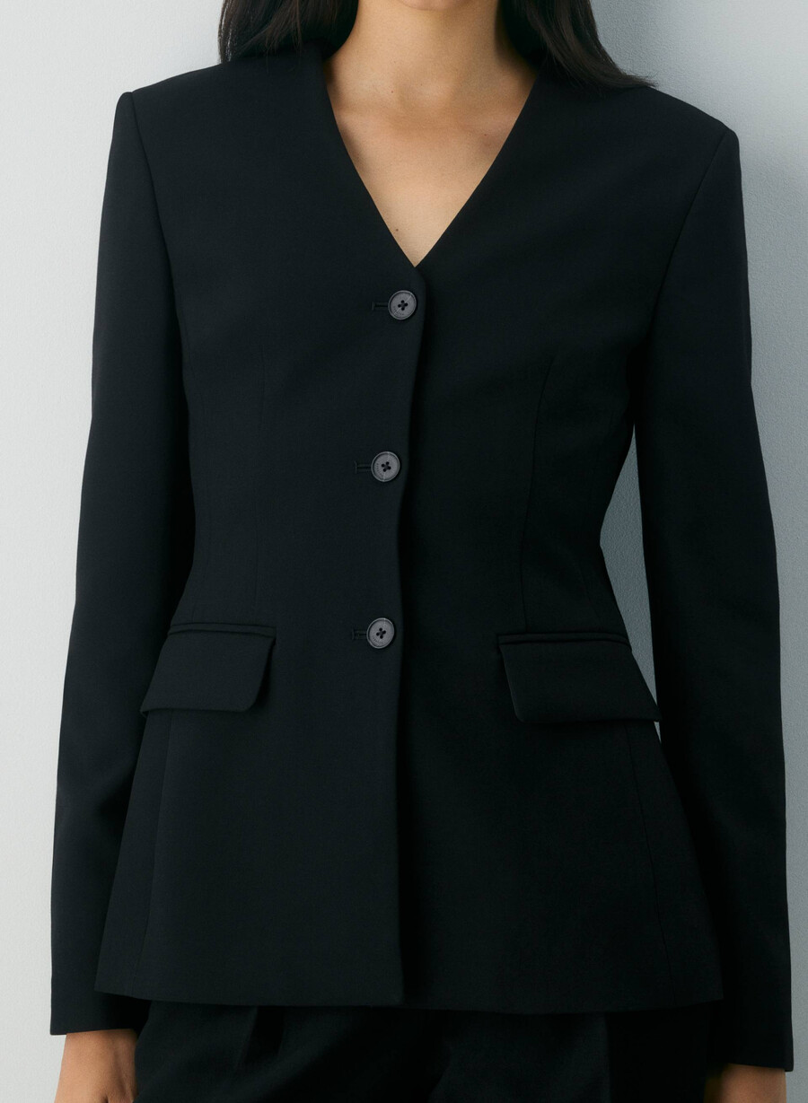 sacou sidecar negru