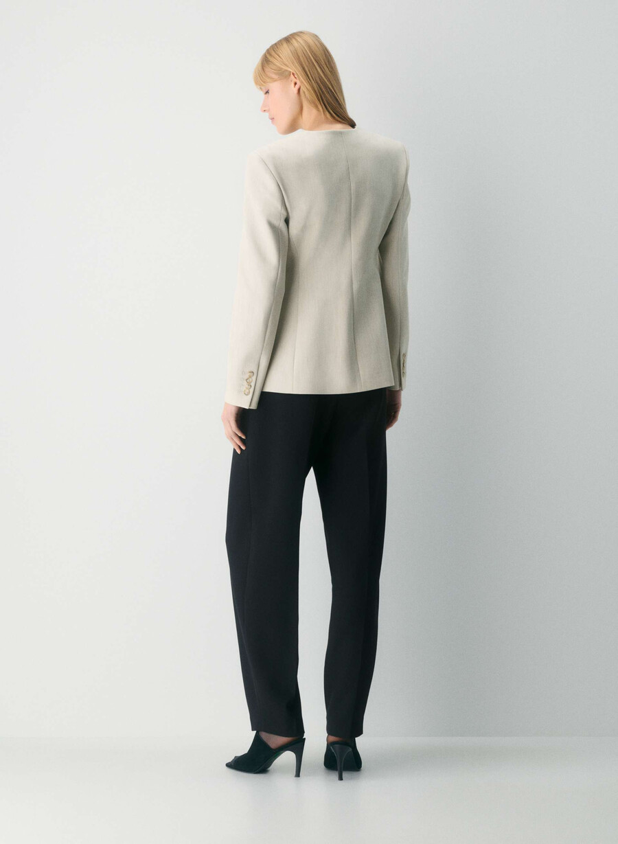 sacou sidecar heather matte pearl