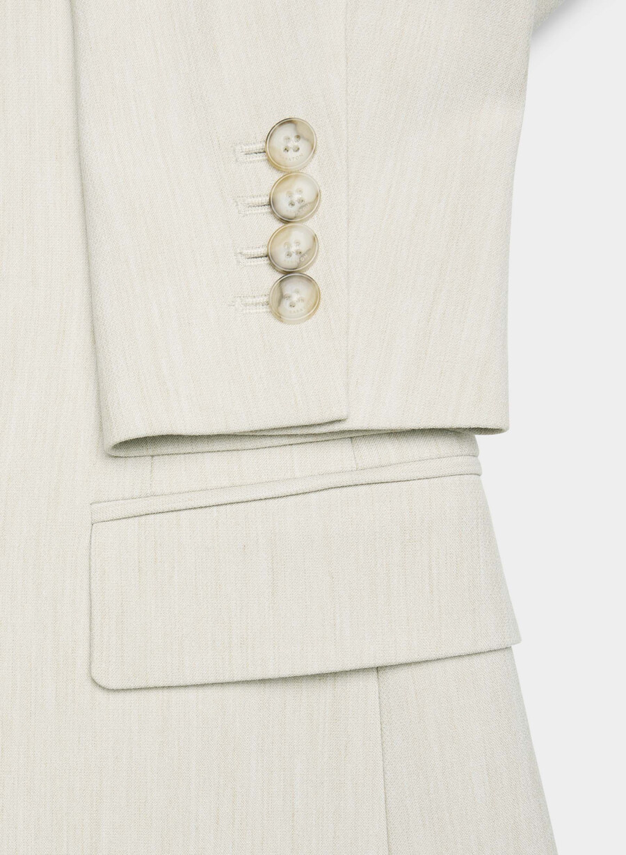 sacou sidecar heather matte pearl