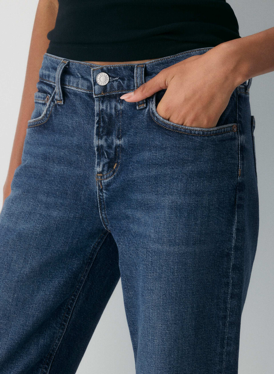 blugi agolde cu talie joasă slim fit slick