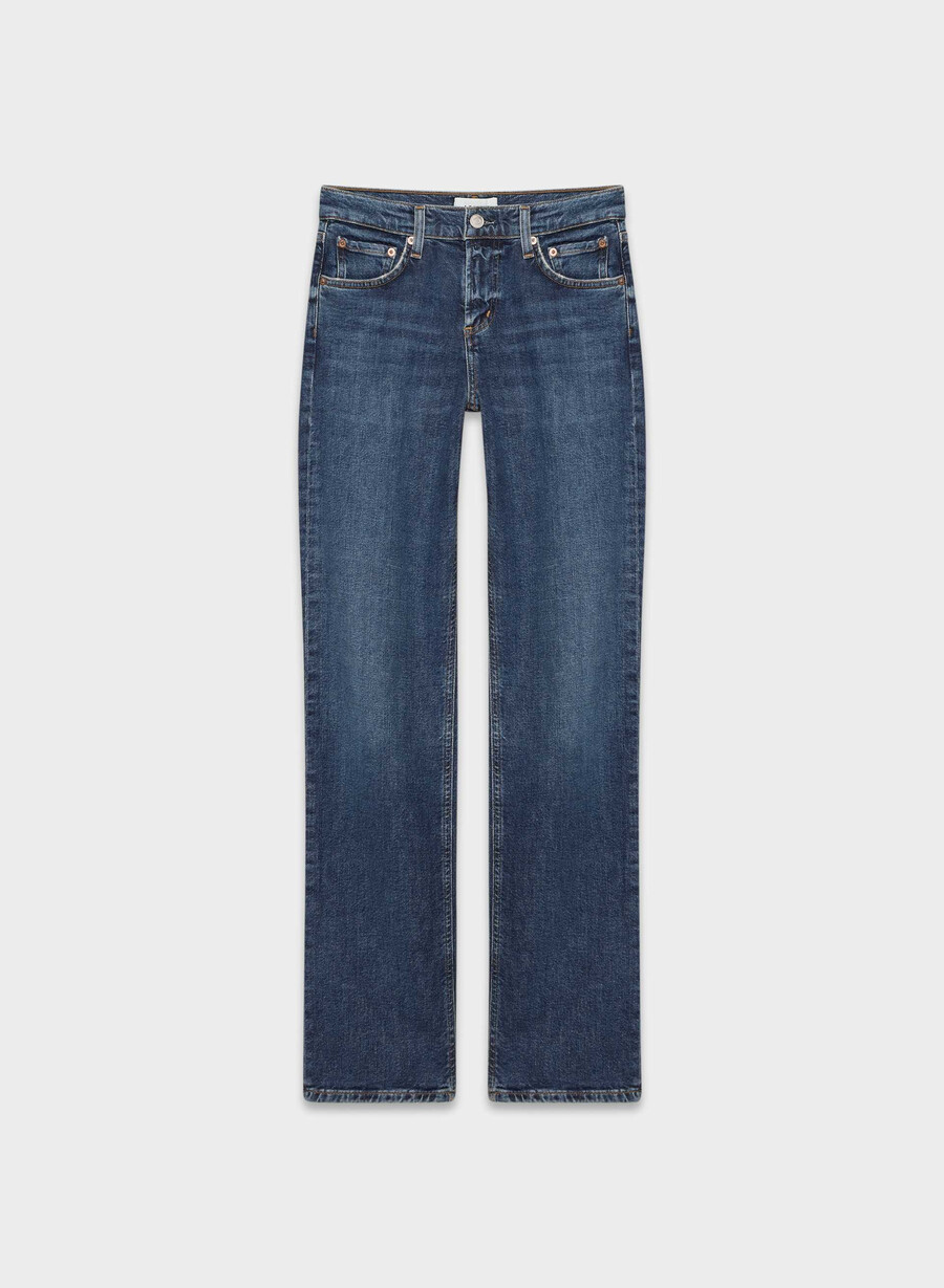 blugi agolde cu talie joasă slim fit slick