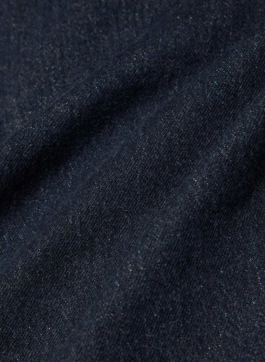 blugi denim forum pam super lo-rise wide no-stress albastru Închis