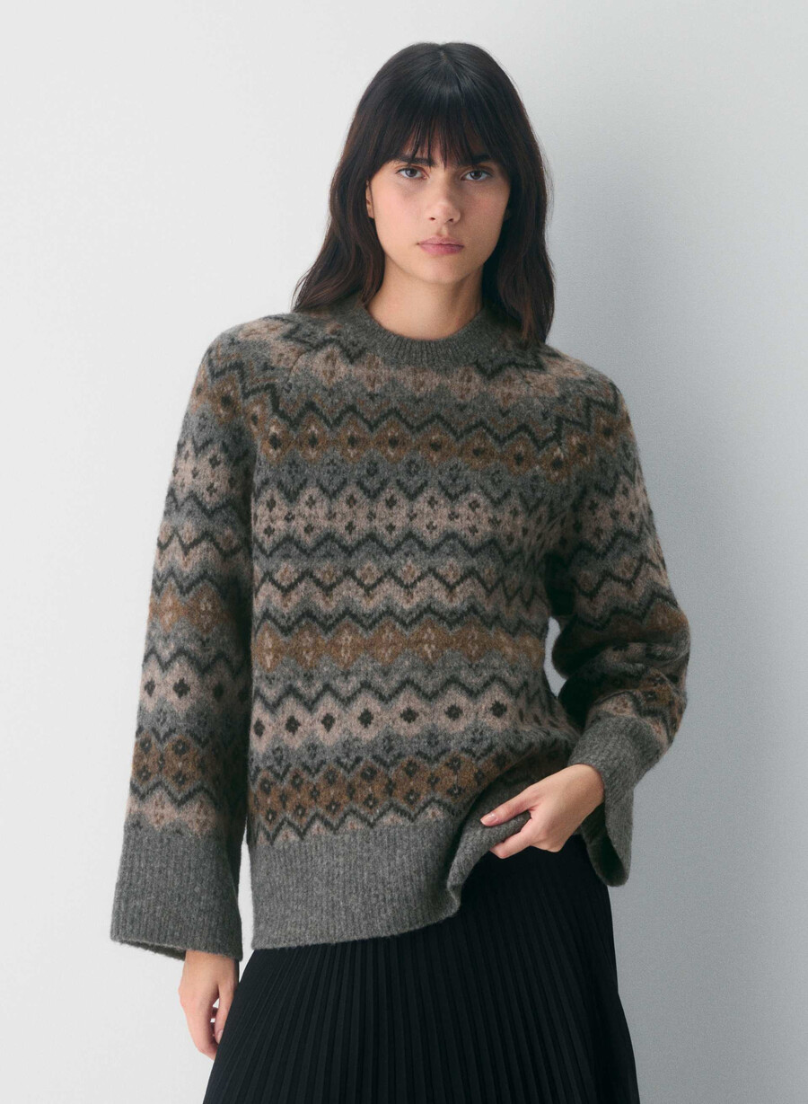 pulover harlow gri Închis h multi