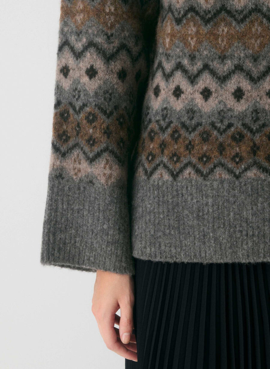 pulover harlow gri Închis h multi