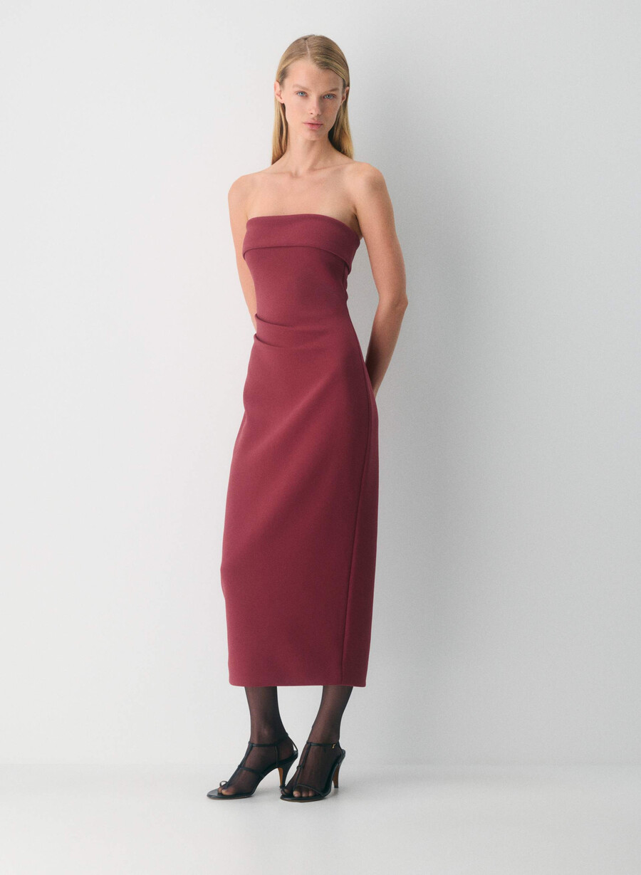 rochie figureknit cu imprimeu floral cordovan