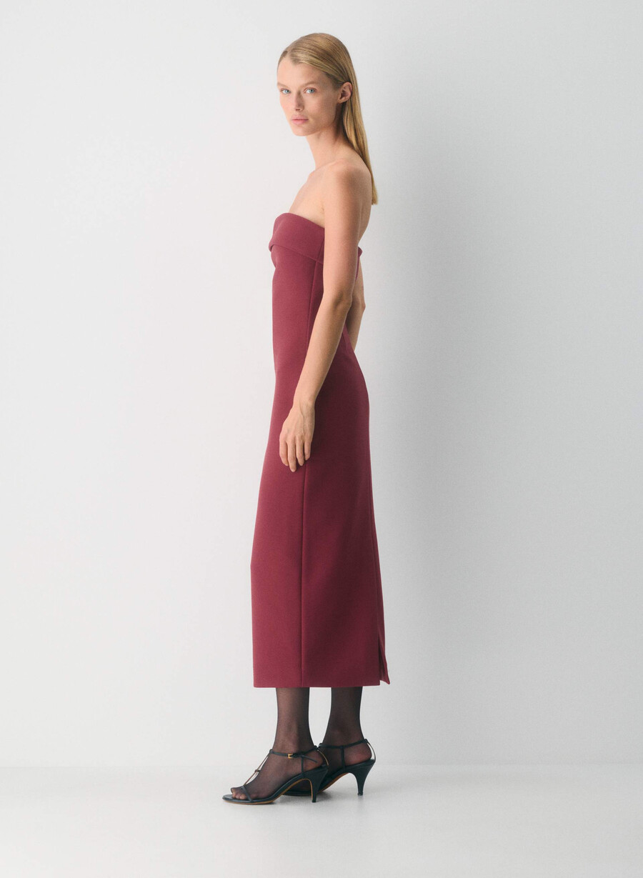 rochie figureknit cu imprimeu floral cordovan