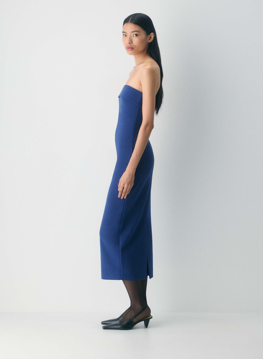 rochie figureknit eyecatcher byron blue