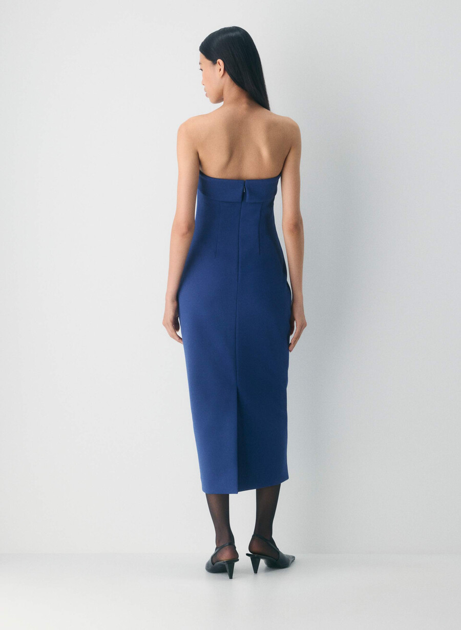 rochie figureknit eyecatcher byron blue