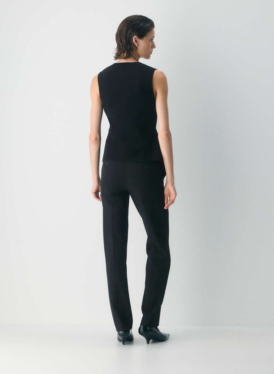 vestă stakes pulover negru